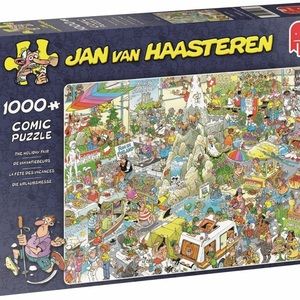 Jan Van Haasteren 1000-Piece Puzzle “Holiday Fair/La Fete Des Vacances” Jumbo 🧩